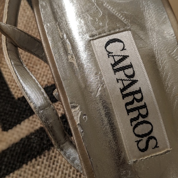 3/$25- strappy heel with beading - Picture 2 of 8